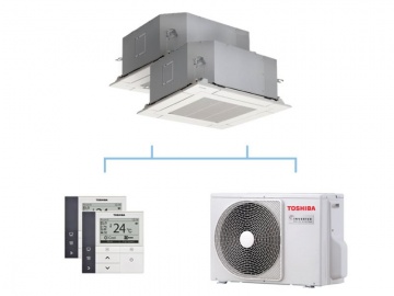 Multi split aer conditionat casetat unitate externa Toshiba